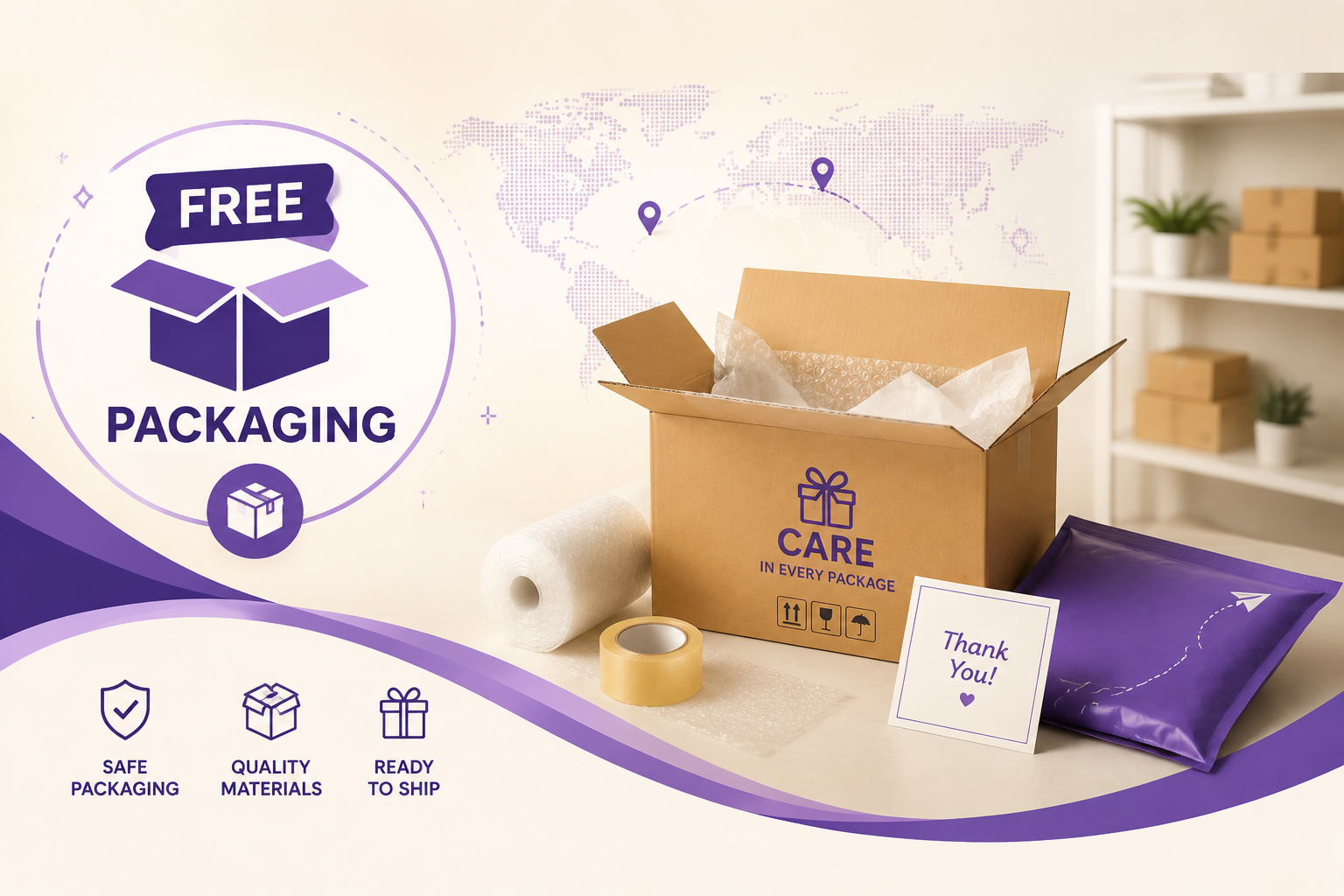 FREE PACKAGING