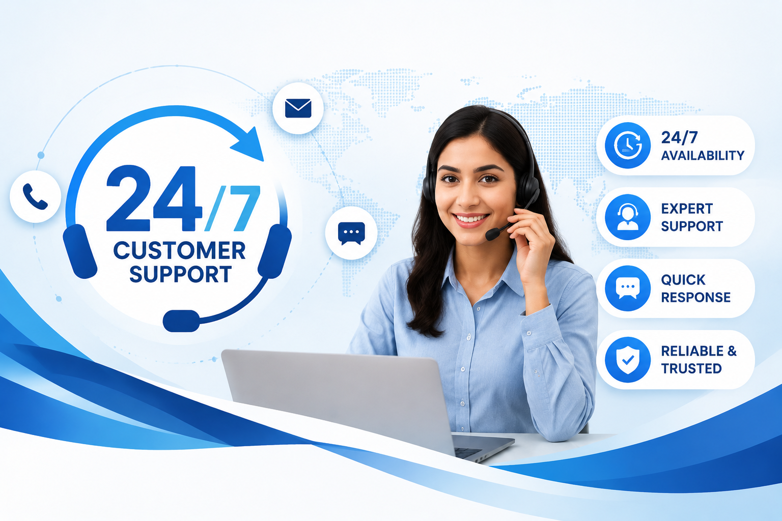 24/7 CUSTOMER SUPPORT